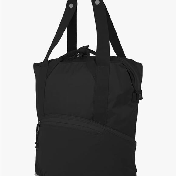 NWT Eddie Bauer Black Water Resistant Tote Bag - Picture 5 of 14